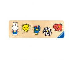 Ravensburger 03213 - Nijntje op de boerderij, 5 Teile Holzpuzzle