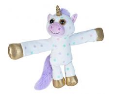 Wild Republic Huggers Schnapparmband Kuscheltier, Plüschtier, Polka Dot Einhorn 20 cm