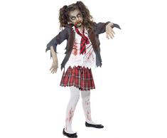 Smiffys Zombie-Schule-Mädchen - Halloween - Kinder Kostüm - Teen -163cm - Alter 13+