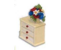 Rülke Holzspielzeug 22692 Minipuppenzubehör, holzfarben, rot