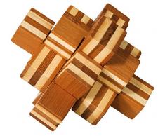 FRIDOLIN Der Block 17464 Gehirnakrobatik Puzzle Bambus Holz