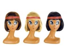 WIDMANN Perücke, 30er-Jahre, mit Stirnband, 3 Schalen