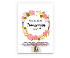 Pracht Creatives Hobby 6014-08405 - Armband mit Anhänger und Karte mit passendem Spruch, ideal als kleine Aufmerksamkeit, als Dankeschön oder als Geschenk für den Partner, Freunde oder Verwandte