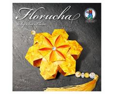 Ursus 27250099 - Florucha Bastelset, 120 Faltblätter inklusive Dekorationsmaterial, citrine