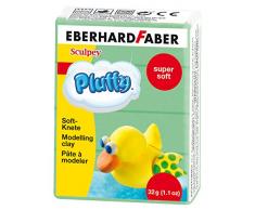 Eberhard Faber 571463 - Super Soft Knete Pluffy, 32 g, grün