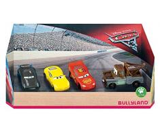 Bullyland 12167 - Spielfigurenset, Disney Pixar Cars 3 in Geschenk Box, liebevoll handbemalte Figuren, PVC-frei, tolles Geschenk für Jungen und Mädchen zum fantasievollen Spielen