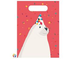 Procos® PR80751 Staubsaugerbeutel aus Kunststoff, mehrfarbig, 6 Stück