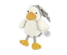 Sterntaler Spieluhr, Stofftier Ente Edda, Integriertes Spielwerk, Größe: M, Beige