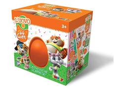 Smoby-7106600079 - Die Ei von 44 Katzen, Farbe orange, 7106600079