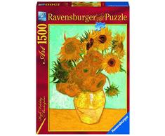 Ravensburger Puzzle 1500 Teile - Vase mit Sonnenblumen - V.Van Gogh (Code 16206)