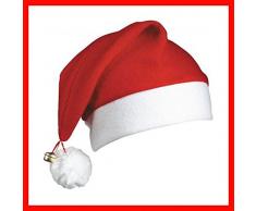 Gifts 4 All Occasions Limited SHATCHI-126 Weihnachtsmannmützen mit Glocke, 12 Stück, Rot/Weiß