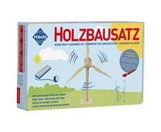 Pebaro 834/2 Solar Holzbausatz 3D Puzzle Windrad