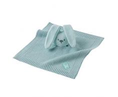 Nattou Schnuffeltuch Hase Lapidou, Gestrickt, Wegbegleiter ab der Geburt, 42 cm, Mintgrün