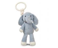 Aurora Elly 61229 - Elefant blau-grau Neugeborene Babywagen und Kinderwagen Spielzeug Bluegrey