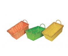 Idena 730414 - Holzkorb, farbig Sortiert