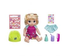 Baby Alive E0609UC00 Potty Dance Baby: Sprechende Babypuppe mit blonden Haaren, Mehrfarbig