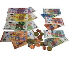 Wissner aktiv lernen 080645.IMP - Euro Spielgeld, 22 Münzen und 22 Scheine im realistischen Design, ideal für Kinder zum Lernen, Rechnen und Spielen für den Kaufmannsladen
