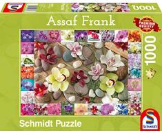 Schmidt Spiele Puzzle 59632 Assaf Frank, Orchideen, 1000 Teile Puzzle, bunt