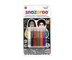 Snazaroo Schminkset Halloween, Schminkstifte in 6 Farben