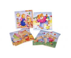 Small Foot Company 8144 - Puzzle Bär Benny, 4er Set