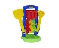 Polesie 38357 Sand Mühle mit Schaufel und Rechen Spielzeug