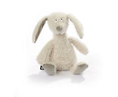 sigikid BEASTS 38524 - Kuscheltier für Erwachsene und Kinder, Hase klein Ach Goood, Weiß