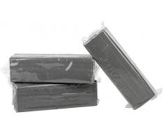 Becks Plastilin B100143 Knete, grau