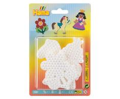 Hama 4571, Flower & Princess pegboard Blister Pack Stiftplatten klein für Midi Perlen, Pony, Blume und Prinzessin, 3er Set, bunt, Einheitsgröße