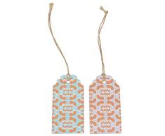 Ginger Ray Woodland Friends Fox Geschenkanhänger, gemischt