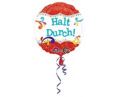 amscan 3409501 Folienballon Halt durch, Mehrfarbig