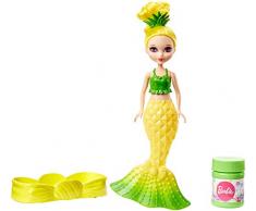 Mattel Barbie Mini Doll Dreamtopia: Bubbles ‘N Fun Mermaid - Yellow (Dvm99)
