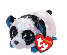 Ty 42412 - Bambus Panda Klappbar Teeny, Mehrfarbig