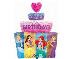 Amscan Folienballon Super Shape Disney Prinzessinnen Torte