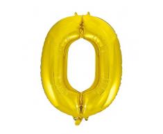 Folienballon im Zahlen-Design, groß, 86,4 cm