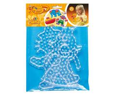 Hama 8266 - Maxiperlen Set mit 2 Stiftplatten, Prinzessin und Clown