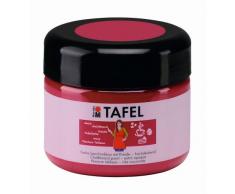Marabu 02590025129 - Tafelfarbe, deckende Acrylfarbe auf Wasserbasis, nach Trocknung mit Tafelkreide beschreibbar und Wasser abwischbar, geeignet für Wand, Metall und Keilrahmen, 225 ml, bordeaux