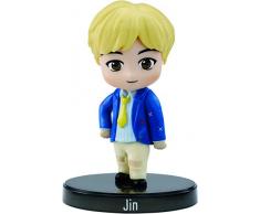 Mattel GKH76 - BTS Mini Vinyl Figur Jin, K-Pop Merch Spielzeug zum Sammeln