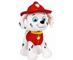 POS 31827 - Paw Patrol Plüschfigur Marshall, Weichpuppe ca. 19 cm groß, schon für Kleinkinder geeignet, wunderbar weich, Puppe zum Kuscheln und Liebhaben, ideal als Geschenk