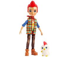 Enchantimals GJX39 - Redward Rooster Puppe (ca. 15 cm) und Tierfreund Cluck