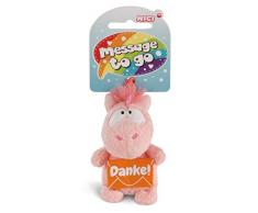 Nici 42729 Anhänger Einhorn Merry Heart Danke, 8 cm, rosa