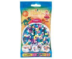 Hama 207-69 - Perlen im Beutel, 1000 Stück, 11 farben gemischt