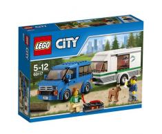 LEGO City 60117 - Van und Wohnwagen, Bausteinspielzeug