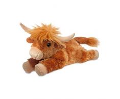 Aurora, Flopsie, Highland, Plüschtier, 60932, 30,5 cm, Kuscheltier Kuh, braun