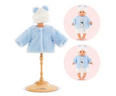 Corolle 9000110430 Mon Premier Poupon Mantel,Winterglanz für alle 30cm Babypuppen