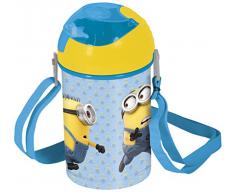 Joy Toy Despicable Me - Minions 776169 - Pop-Up Trinkflasche 450 ml, 7.5 x 7.5 x 15 cm