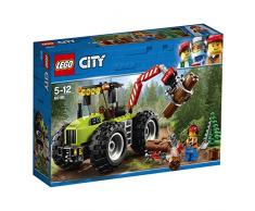 LEGO City 60181 - Starke Fahrzeuge Forsttraktor, Cooles Kinderspielzeug