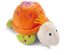 Nici 42198 Jolly Mäh Schildkröte Sula Kuscheltier, orange/grün, Länge ca. 15 cm