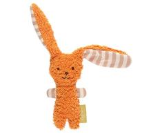 sigikid, Mädchen und Jungen, Hase Greifling Green Collection, Babyspielzeug, empfohlen ab 3 Monaten, orange, 39175