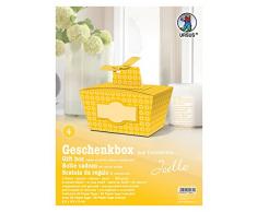 Ursus 5100004 - Geschenkbox Joelle, 300 g/qm, 5 Stück, sonne