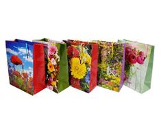 Idena 31433 Geschenktasche FSC-Mix Blumen
